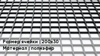 Георешетка 200х30 полиэфир